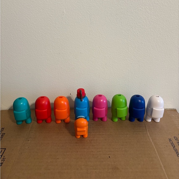 (Lot of 9) AMONG US 3” Figures - Picture 2 of 3